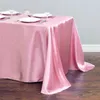 Table Cloth Rectangle Satin White Tablecloth For Wedding Decoration Banquet Dining Year's Christmas Cover