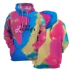 Moletom com capuz fino para homens I Am Kenough Merch Tie Dye Hoodie Moda Manga Longa Streetwear Homens Mulheres Moletom com Capuz 2024 Filme Cosplay Roupas Engraçadas