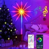 Strängar USB Waterproof LED Fireworks Light RGB Smart Bluetooth Bar App Control Musik Sync Bedroom TV Wall Christmas Decoration