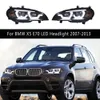 Auto Head Lamp Montage Voor BMW X5 E70 LED Koplamp 07-13 DRL Dagrijverlichting Streamer Richtingaanwijzer grootlicht Angel Eye