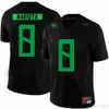 NCAA Oregon Ducks College Football Wear 8 Marcus Mariota maglie verde giallo cucito cucito maglia bianca nera Sh H High igh