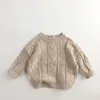 Bekleidungssets MILANCEL 2024 Kinder-Set, lässige Pullover und Strickhosen, Jungen-Pullover-Anzug