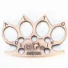 Four Finger Self-defense Buckle Tiger Hand Brace Fist Zinc Alloy Material Sturdy and Wear-resistant Cow Head - Alto DULM