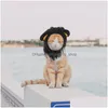 Disfraces de gato Sombrero para mascotas de Halloween para Navidad Cosplay Entrega de gota Suministros para el jardín del hogar Otxxj