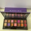 ブランド12色ナチュラルマットアイシャドウパレットシマーアイシャドウソフトグラムNorvina Sultry riviera That Glow 240123