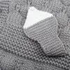 Decken Name Angepasst Baby Gestrickte Kaninchen Ohr Schlafsack Geboren Umschlag Anti Kick Quilt Swaddling Stickerei Geschenk Decke