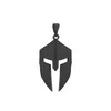 Pendant Necklaces Arrival Spartan Helmet Necklace Hip Hop Men Women Couple For Lovers Rapper Stainless Steel Jewelry