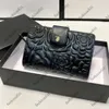 財布新しいデザイナーカウハイドショートレザーレザーロングウォレットカバーカバーバッグ高品質の箱