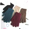 Gants sans doigts en gros hiver gants chauds épaissis plus Veet élastique tricoté cinq doigts mitaines magiques livraison directe mode acc Dhhso