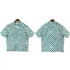 Herren T-Shirts Top Handwerkskunst Rhude Shirts Sommer Mode Designer Straße Casual Kurzarm Strand Stil T-Shirts Baumwolle Druck Rhud58J1