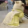 Vêtements pour chiens mignon grande robe été grande jupe vêtements pour animaux de compagnie pour chiens Labrador Golden Retriever Samoyed Maid