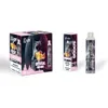 Detaliczne Uzy Crystal Pro Max 10000 Puff Ujeżdżalne E papierosy 16 ml podnośnik akumulatorów elektronicznych CIGS Puff 10k 0% 2% 3% 5% RBG Light Vape Pen Kit