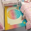 Tappeti Decorazione della stanza Kawaii Tappetino rosa Cartone animato Tarocchi Magia Carte Array Tappeto Porta Soggiorno Camera da letto Casa