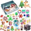 Bomboniera 2024 Fidget Calendari dell'Avvento Regalo per ragazze Ragazzi Bambini Calendario di Natale Confezione di giocattoli Figetsss Set di giocattoli