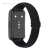 Bandes de montre Bracelet de montre intelligente anti-transpiration pour Huawei Band 7 Bracelet réglable étanche Sport Nylon-Bracelet Dura