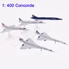 1 400 Concorde Air France British Airways Model samolotu metalowego stopu Diecast Limited Collector Air Samolot Prezent 240131
