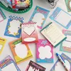 50 pezzi Kawaii Vintage Memo Pad Decorazione Scrapbooking Collage Album Diario fai da te Ufficio Messaggio Note Blocco note di carta Cancelleria