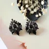 Boucles d'oreilles VEYO cristal géométrique pour femme bijoux tendance strass mode