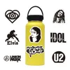 Car Stickers 100Pcs Punk Rock And Roll Music Sticker Vinyl Waterproof Decals Metal Band For Water Bottle Laptop Skateboard Computer Ph Ot7F2