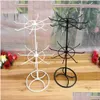 Jewelry Boxes Display Stand Rotating Earrings Necklace Bracelet Organizer Holder Bedroom Show Storage Rack Q231109 Drop Delivery Dhpok