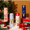 Water Bottles 500ml Christmas Thermos Cup Stainless Steel Vacuum Bottle With Lid Elk Santa Gift