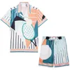 2024 MENS TRACHESSUITS SUMMER BEACH MENS SHOPS SUITS HAWAIIAN STING FASHION SHIRT Shirt Printed Tshirts 3 Styles