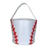 Basket Cestino pasquale Sport Canvas Totes Calcio Baseball Calcio Softball Secchi Borsa portaoggetti Borsa per caramelle per bambini 0204