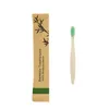 Other Bath & Toilet Supplies 20/50Pcs Children Eco Friendly Bamboo Resuable Toothbrushes Portable Child Wooden Soft Tooth Brush For Ho Dhvbj