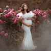 Kleider Umstandsfotografie-Requisiten, Babyparty, lange Kleider, Schwangerschafts-Fotoshooting-Kleid, bequemes Stretch-Stoff-Kleid für schwangere Frauen