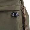 Brooches Chequered Racing Flag Enamel Pin Checkered Crossed Race Sign Brooch Lapel Backpack Badge Jewelry Decoration For Friends