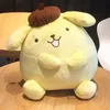 Japonais véritable sanrio Pom Purin assis grand mignon peluche poupée oreiller cadeau Kawaii oreillers sanrio peluche merch 240202