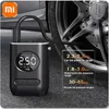 Controle Home Inteligente Xiaomi Bomba de Ar Elétrica Mini Portátil Sem Fio Pneu Inflável Deflate Inflator 12V Compressor para Bola de Carro