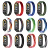 Faixas de relógio trançadas solo loop para xiaomi mi banda 8 cinta acessórios elástico náilon pulseiras substituição correa pulseira miband nfc