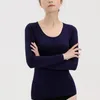 Women TShirts Builiin Bra Padded Stretchable Modal Tops Tshirts Long Sleeve Plain Sexy Casual Korean Spring Autumn SA0067 240118