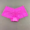 Calcinha feminina 3 pçs sexy renda boxer shorts roupa interior para mulheres cintura baixa respirável boxers feminino calcinha oca out lingerie