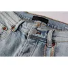 jeans viola jeans per jeans alla moda di alta qualità pantaloni stile cool biker strappato effetto consumato jeans blu neri slim fit elasticizzato per motociclisti