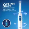 Oral B Electric Toothbrush 5010 Brush For Adult Rotation Precision Clean Teeth Soft Bristle Gum Care With Refills