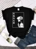 T-shirts Femme Haikyuu Karasuno lycée imprimé vêtements Goth esthétique Femme T-Shirts Harajuku japon haut animé femmes mode