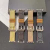 Paski ze obserwacją kosmetyków Apple Watch Band 38 mm 40 mm 41 mm 42 mm 44 mm 45 mm 49 mm luksusowe projekty HI jakość pasma obserwacyjne iwatch 8 7 6 5 4 PU skórzana ch