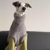 Abbigliamento per cani Inverno Morbido Cucciolo Gilet lavorato a maglia Dolcevita Maglione per animali domestici Whippet Levriero Grande