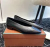 Mocassini firmati da balletto piatto da donna Scarpe eleganti Aeyde Scarpe semplici di pelle di pecora moda quadrata Lacci da barca casual pigri 35-40 Mocassini di lusso in vera pelle al 100%