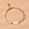 Bedelarmbanden ZMZY Mode Glazen Kralen Leuke Ster Armband Vrouw Eenvoudig Roestvrij Staal Luxe Sieraden Accessoires Cadeau