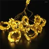 Cordas 3m / 4m / 6m USB Festoon String Light Fairy Garland Cortina Decorações de Natal para Home Holiday Decor Lamp