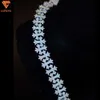 Modeschmuck Hip Hop Halskette für Anhänger 925 Sterling Silber Iced Out Vvs Moissanit Diamant Cuban Link Kette Herren