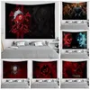 Tapestries MINISO Gear-res Of War Tapestry Cartoon Art Science Fiction Room Home Decor Wall Hanging Sheets