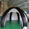 6m carpa de araña inflable al aire libre personalizada con puerta con cremallera y paredes blancas canopy canopel neumático para eventos