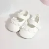 Botas Infant Baby Girls Suela suave Vestido de novia Mary Jane Born Zapatos ligeros para niños Sandalias Cuero para niños pequeños