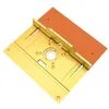 Mesa de roteador placa de inserção tenon flip chip conjunto de ferramentas para trabalhar madeira com cerca de tenoning push para mesa-a