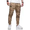 Pantalons pour hommes Y2K automne hommes pur coton solide pantalons de survêtement longs hommes de haute qualité décontracté Joggers sport pantalons Cargo Hombre