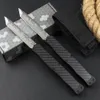 Heretik II AUTO Taktisches Messer Damaskus Tanto Point Klinge CNC Luftfahrt Aluminium Griff Outdoor Camping Wandern EDC Taschenmesser Nylontasche